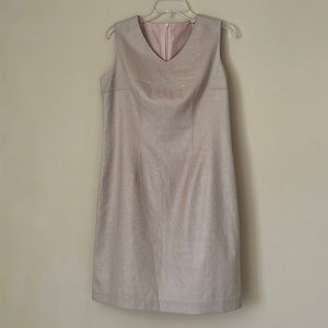 Light Pink / Cream Sleeveless Dress